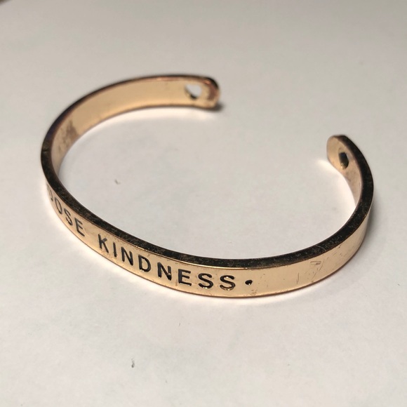 Choose Kindness Gold Colored Bracelet - Picture 3 of 4